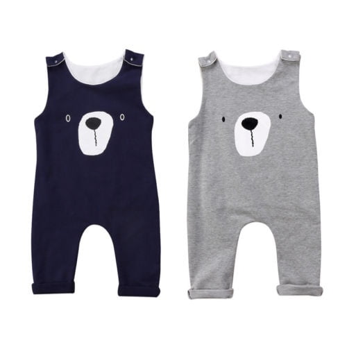 Top Baby Kids Boy Girl Infant Romper Jumpsuit Bodysuit Cotton Clothes Outfit Set